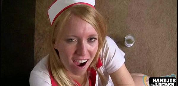  Nurse slut handjob